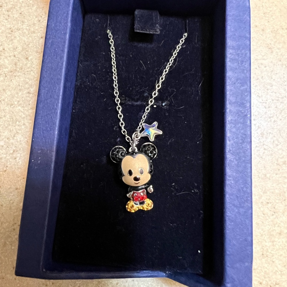 Swarovski Mickey Mouse Necklace